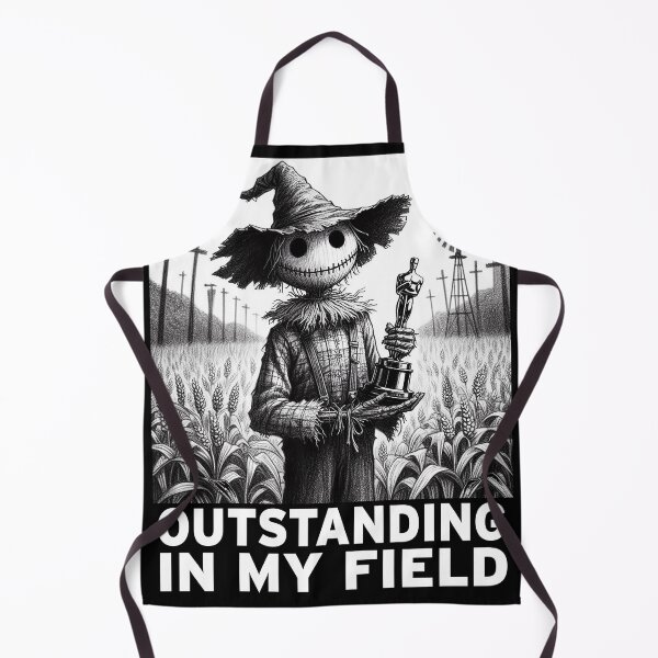 Item preview, Outstanding in My Field (BLACK) – Dark Scarecrow Award Satire Art designed and sold by DiamondSkyShirt.