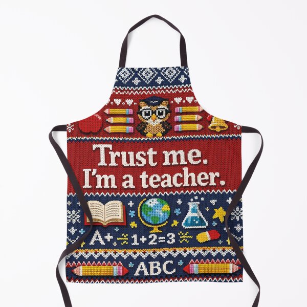 Item preview, Trust me I'm a teacher knitting pattern design designed and sold by Mauswohn.