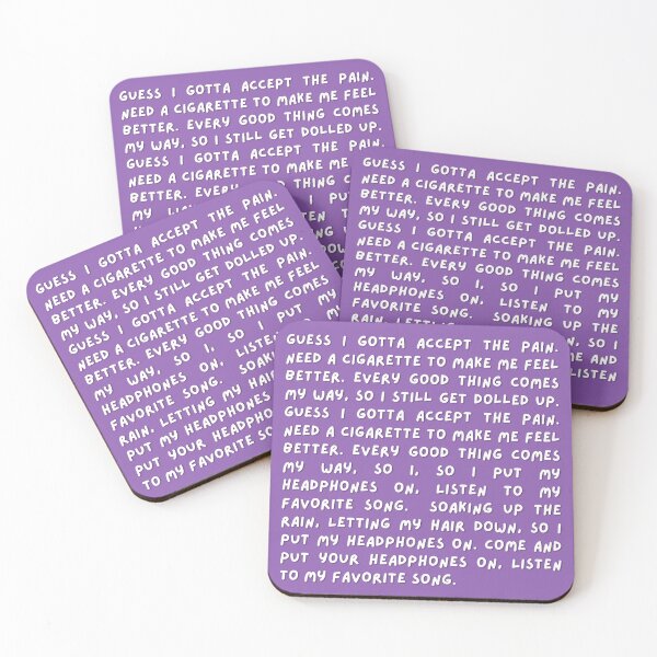 Item preview, Headphones On Lyrics - Addison Rae designed and sold by whygracie.