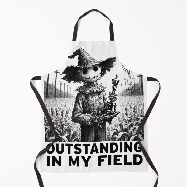 Item preview, Outstanding in My Field (LIGHT) – Dark Scarecrow Award Satire Art designed and sold by DiamondSkyShirt.