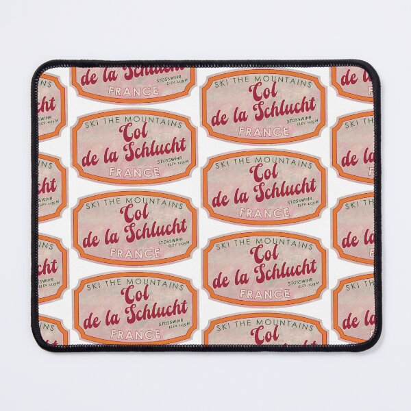 Item preview, Col de la Schlucht, France, Stosswihr, Ski, textured skiing badge designed and sold by Wanderful-roads.