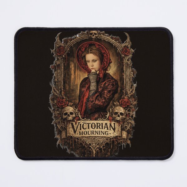 Item preview, Victorian Mourning - Dark Gothic Academia Horror Art frankenstein designed and sold by Dimu Co..