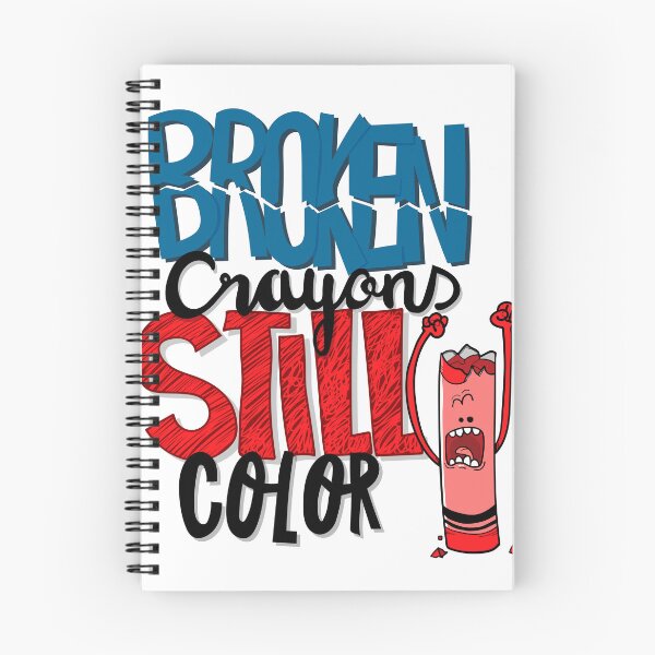Item preview,  broken crayons still color lettering-background-with-crayon designed and sold by tshirtsdesign9.