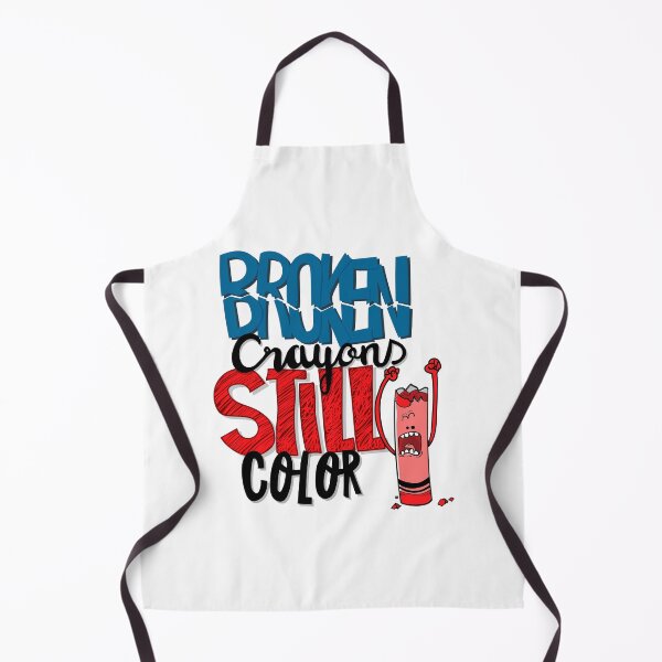 Item preview,  broken crayons still color lettering-background-with-crayon designed and sold by tshirtsdesign9.