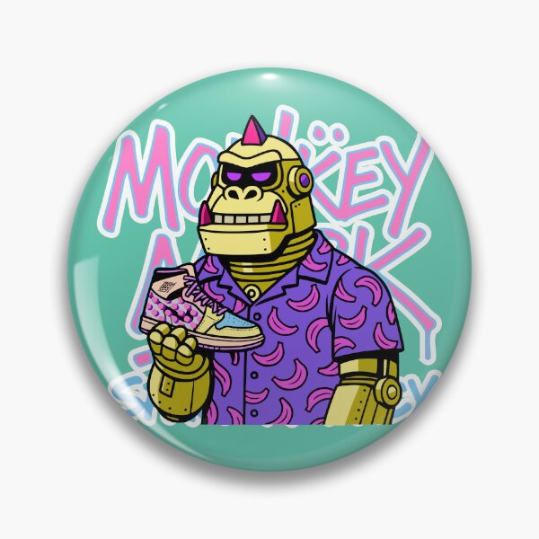 Item preview, MONKEY MARK – Robot Ape Sneaker Style designed and sold by DixTartare.
