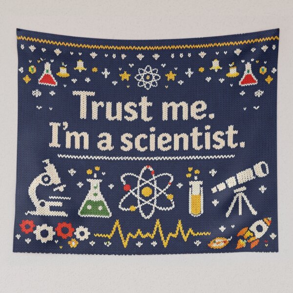 Item preview, Trust me I'm a scientist lab knitting pattern designed and sold by Mauswohn.