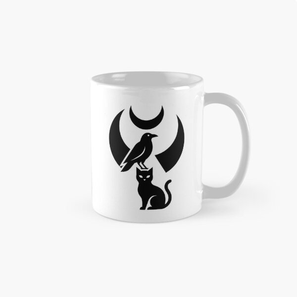 Item preview, Celestial Raven and Black Cat Emblem designed and sold by IllumeInk.