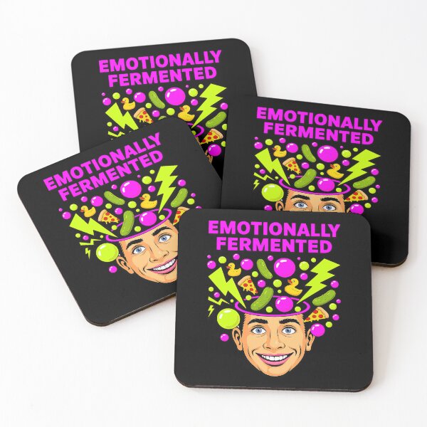 Item preview, Emotionally Fermented Funny ADHD Chaos Meme Design designed and sold by Amanda's Factory.