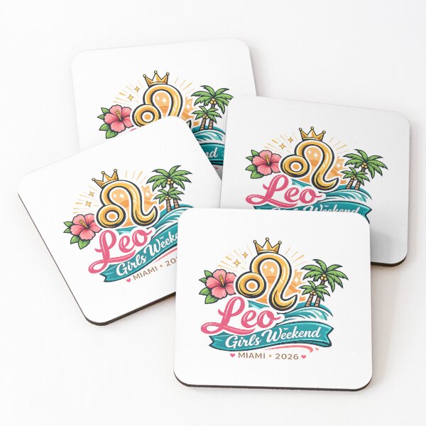 Item preview, Leo Zodiac Tropical Vacation Miami Girls Weekend 2026 designed and sold by SplashTastic.