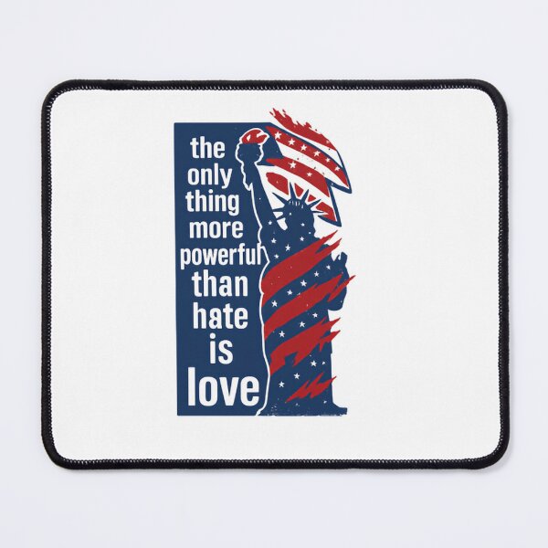 Item preview, The Only Thing More Powerful Than Hate Is Love Unite In Solidarity designed and sold by SkeletonsDanger.