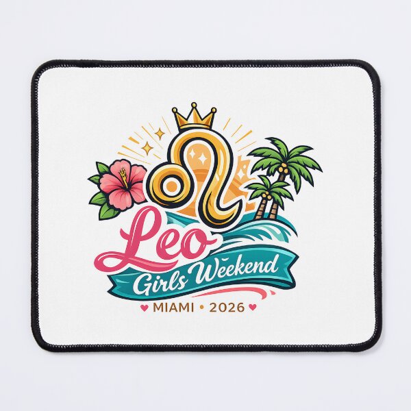 Item preview, Leo Zodiac Tropical Vacation Miami Girls Weekend 2026 designed and sold by SplashTastic.