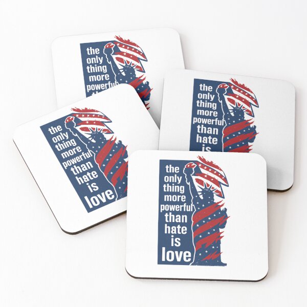 Item preview, The Only Thing More Powerful Than Hate Is Love Unite In Solidarity designed and sold by SkeletonsDanger.