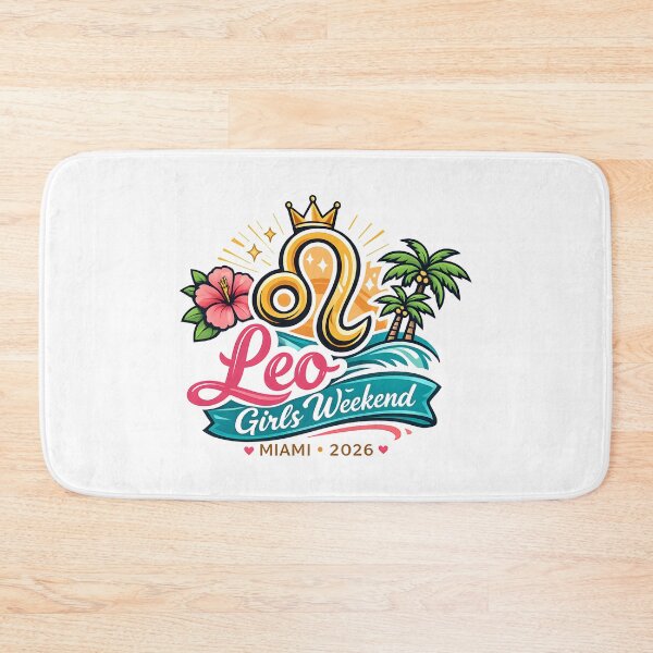 Item preview, Leo Zodiac Tropical Vacation Miami Girls Weekend 2026 designed and sold by SplashTastic.
