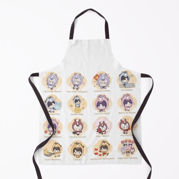 Item preview, Love and Deepspace Horse Boys Emojis designed and sold by Otakubunny.