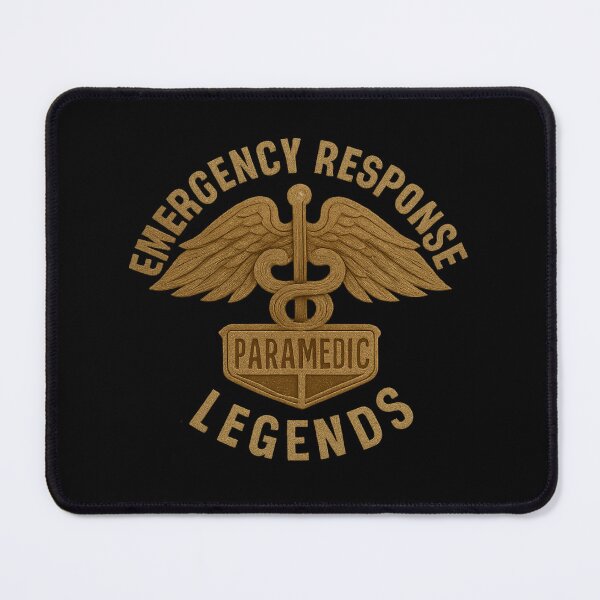 Item preview, Vintage Paramedic Badge - Emergency Response Legends Emblem designed and sold by MKreative Studio.
