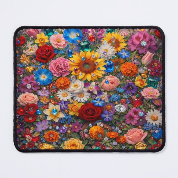 Item preview, Copy of Garden of enchanted flowers and gems designed and sold by Uniqueartai.