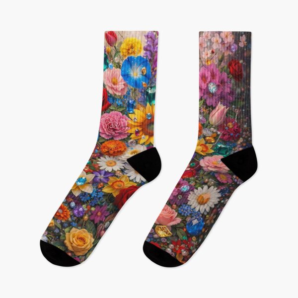 Item preview, Copy of Garden of enchanted flowers and gems designed and sold by Uniqueartai.