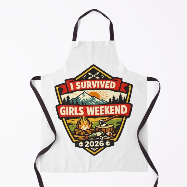 Item preview, I Survived Girls Weekend 2026 Retro Adventure Camping Humor designed and sold by SplashTastic.