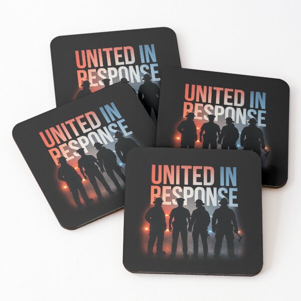Item preview, United in Response - Emergency Responder Silhouette Design designed and sold by MKreative Studio.