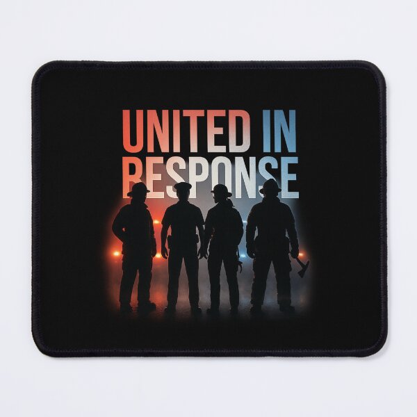 Item preview, United in Response - Emergency Responder Silhouette Design designed and sold by MKreative Studio.