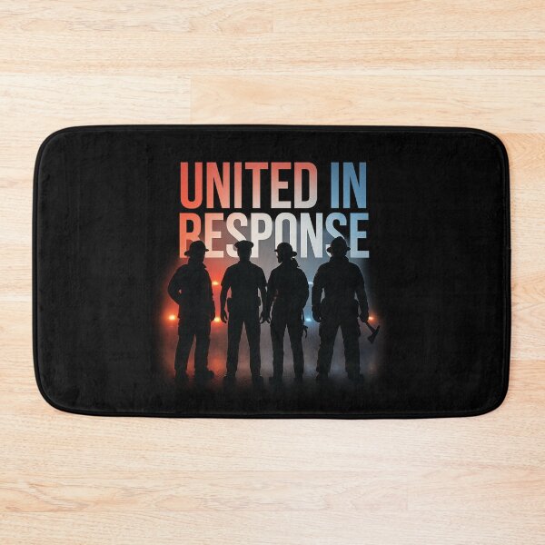 Item preview, United in Response - Emergency Responder Silhouette Design designed and sold by MKreative Studio.