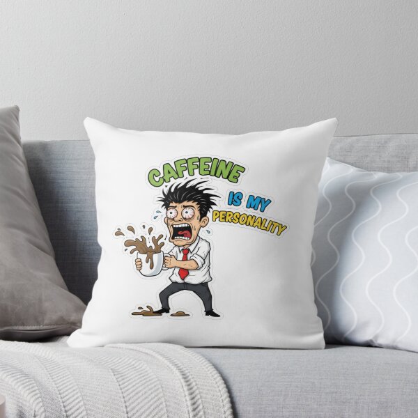 Item preview, Caffeine Is My Personality – Funny Office Coffee Addict Shirt designed and sold by Imaginarium of Chaos falcon88 .