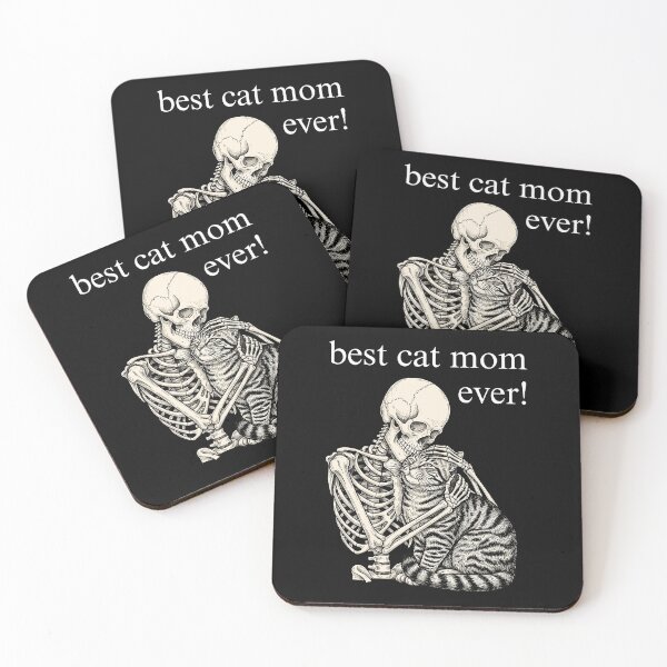 Item preview, best cat mom ever! Classic Funny T-Shirt designed and sold by OldSkullDesigns.