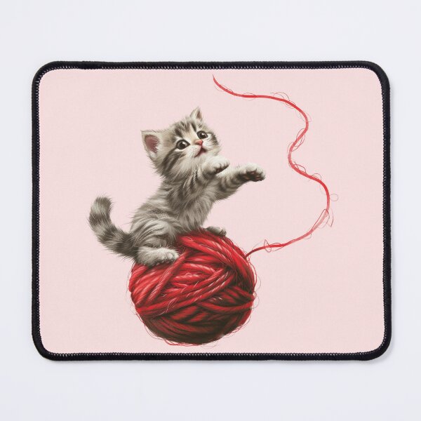 Item preview, Red Fuzzy Ball Fun designed and sold by bubblyrainbow.