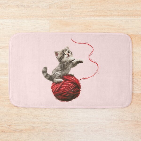 Item preview, Red Fuzzy Ball Fun designed and sold by bubblyrainbow.