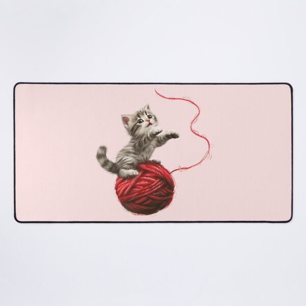 Item preview, Red Fuzzy Ball Fun designed and sold by bubblyrainbow.
