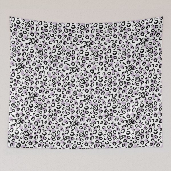 Item preview, Lavender Ghost Face Leopard Print designed and sold by codeEapparel.