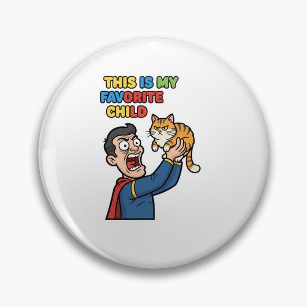 Item preview, This Is My Favorite Child – Funny Cat Dad Shirt designed and sold by Imaginarium of Chaos falcon88 .
