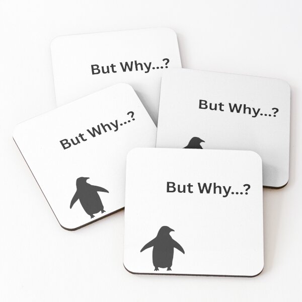 Item preview, But Why? — Motivational Penguin Meme Inspirational Humor designed and sold by chubbipop.