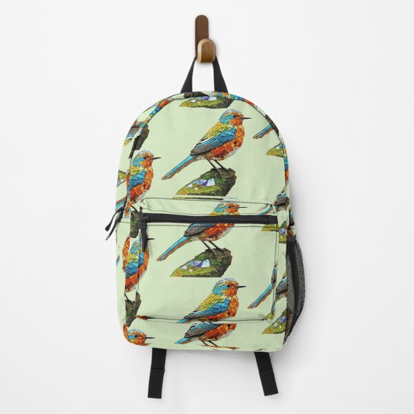Item preview, bird on the stone mosaic designed and sold by designmari.