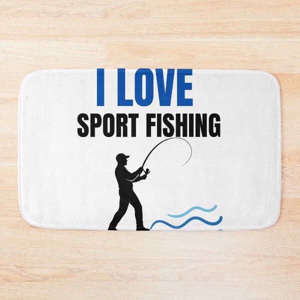 Item preview, I Love Sport Fishing – Bold Angler Statement Shirt for True Fishermen designed and sold by ShocolateSantos.