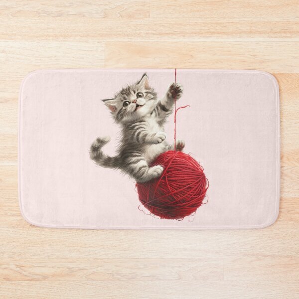 Item preview, Red Fuzzy Ball Play designed and sold by bubblyrainbow.