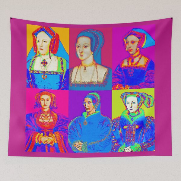 Item preview, The Pop Art Six Wives of Henry VIII designed and sold by CMooreWorx.