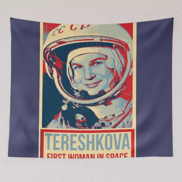 Item preview, Tereshkova First Woman In Space - Cosmonauts designed and sold by CMooreWorx.