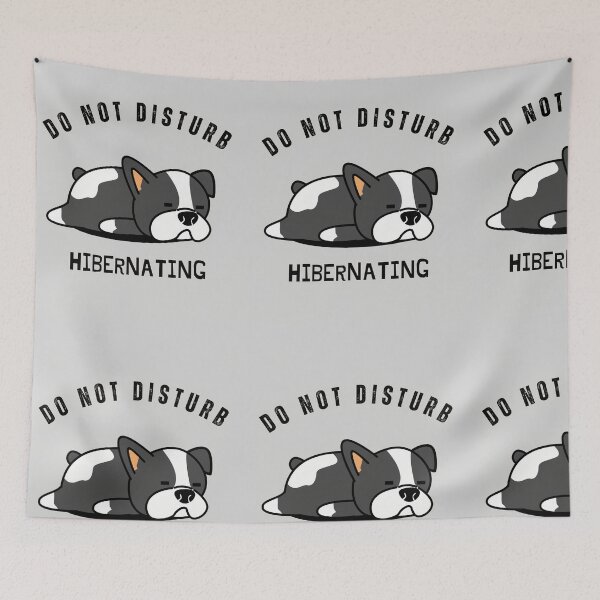 Item preview, Funny Sleeping Puppy designed and sold by RamboDesignHub.