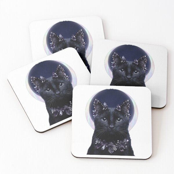 Item preview, Celestial Raven and Black Cat Crest designed and sold by IllumeInk.