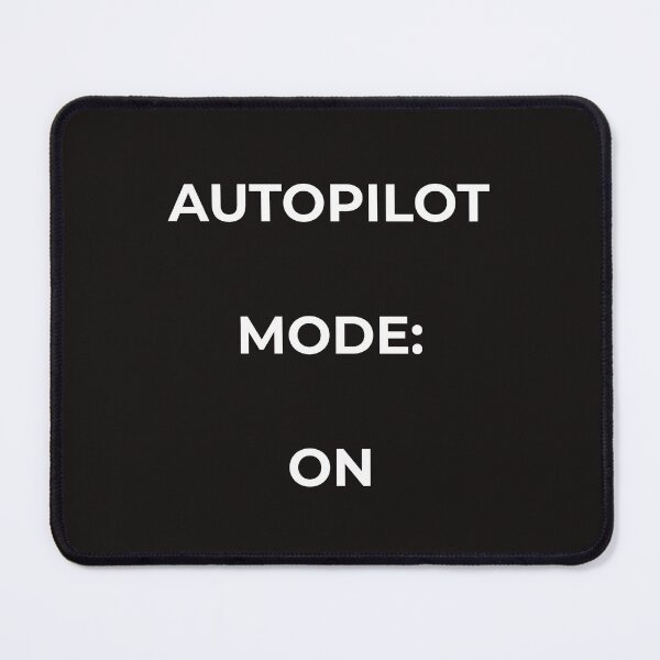 Item preview, Autopilot: On – Soft Burnout Aesthetic Quote designed and sold by lowenergyclubco.