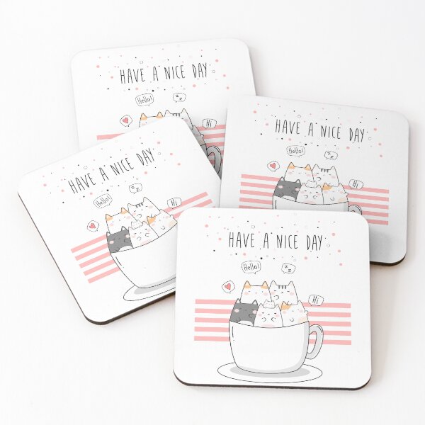 Item preview, Cats in Coffee Cups Cute 1 designed and sold by mcraft studio.