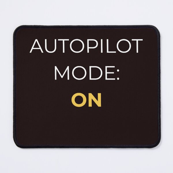 Item preview, Autopilot: On – Soft Burnout Aesthetic Quote designed and sold by lowenergyclubco.