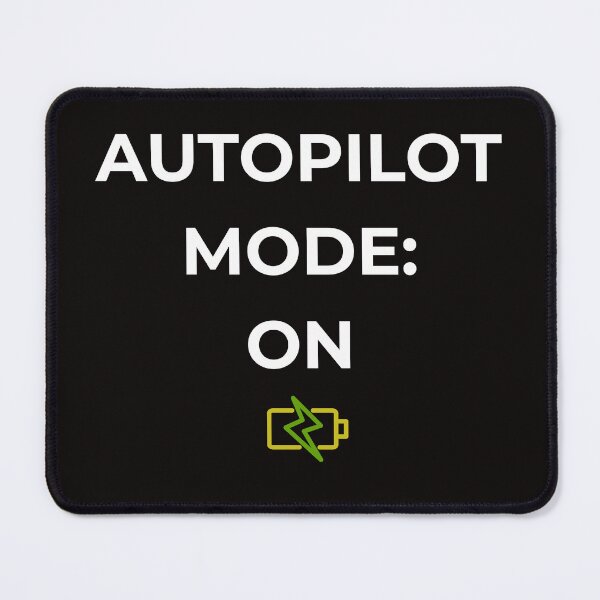 Item preview, Autopilot: On – Soft Burnout Aesthetic Quote designed and sold by lowenergyclubco.