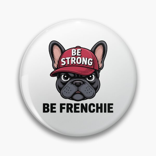 Item preview,  Be Strong Be Frenchie - Comic French Bulldog Design  designed and sold by Bodjo59.