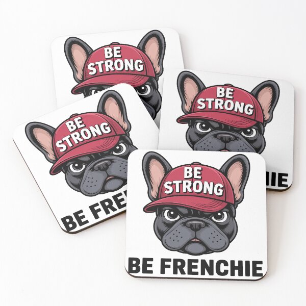 Item preview,  Be Strong Be Frenchie - Comic French Bulldog Design  designed and sold by Bodjo59.