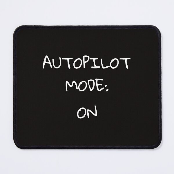 Item preview, Autopilot: On – Soft Burnout Aesthetic Quote designed and sold by lowenergyclubco.
