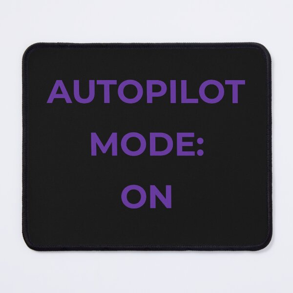 Item preview, Autopilot: On – Soft Burnout Aesthetic Quote designed and sold by lowenergyclubco.