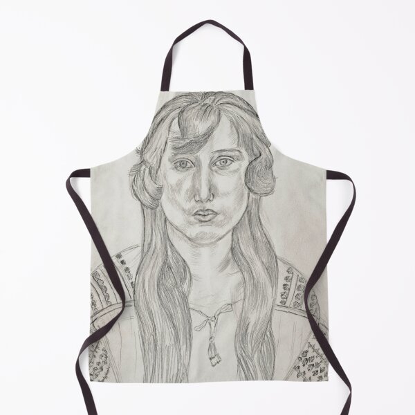 Item preview, Femme Aux Cheveux Longs by Henri Matisse: Minimalist Portrait Drawing Poster designed and sold by artofuniverse.