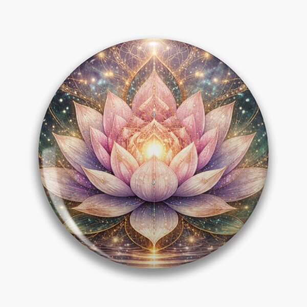 Item preview, Spiritual Lotus Mandala Gold Ink Wall Art Canvas Print Sacred Geometry Chakra Bedroom Decor Large Square designed and sold by Artist Bishhnu Banerji.